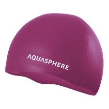 Aqua Sphere Silicone Swim Hat (Pink) Adults